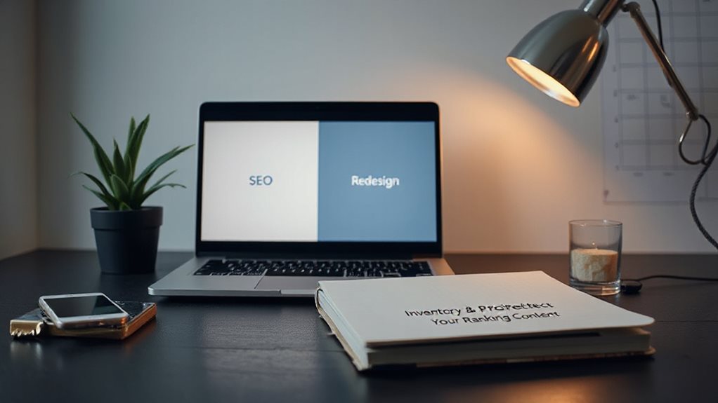 protect high performing ranking content