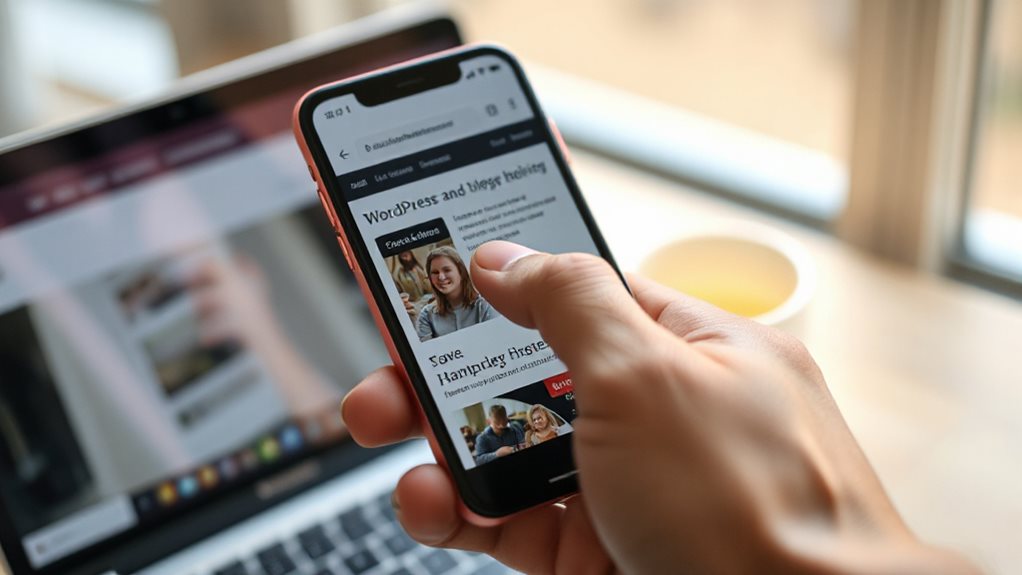 thumb friendly tappable navigation design