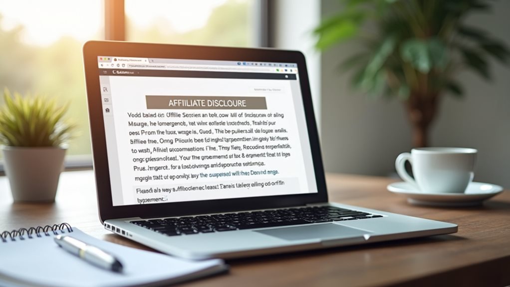 clear visible consistent disclosures