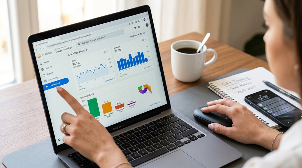 setting up conversion tracking