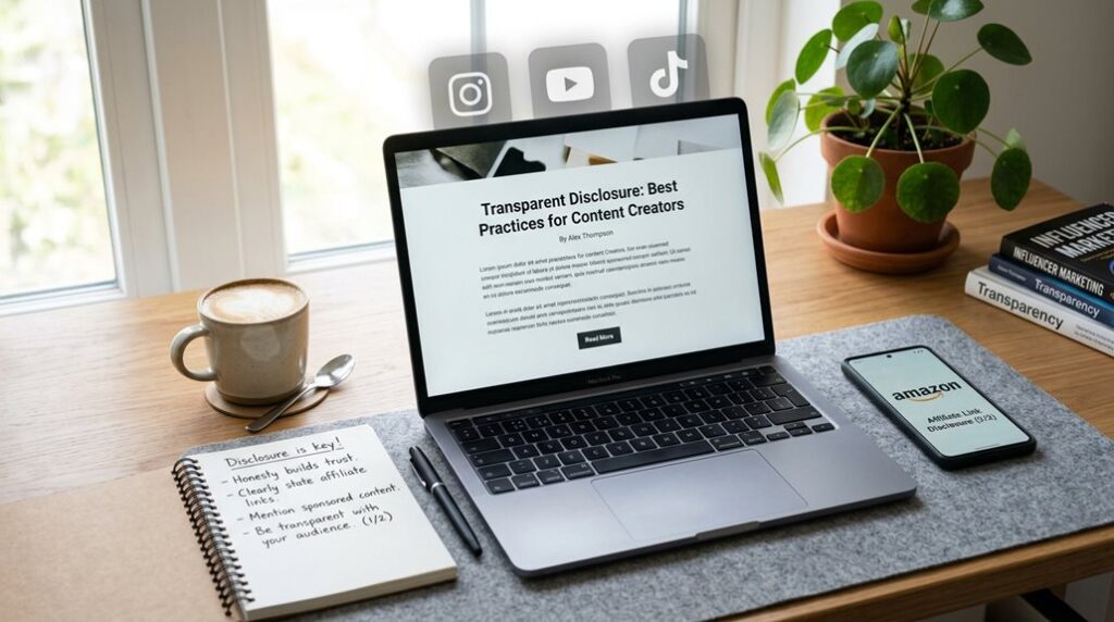 transparent affiliate link disclosure