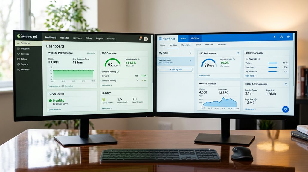 web hosting seo comparison