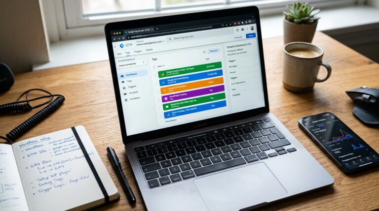 wordpress tag management setup